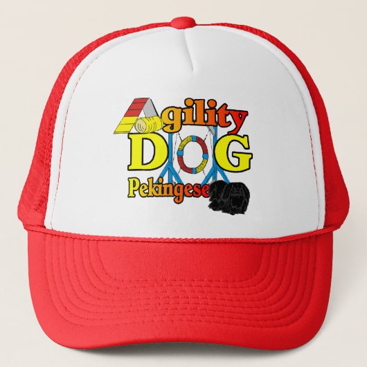 Pekingese_ Agility Cadeaus Trucker Pet (Voorkant)