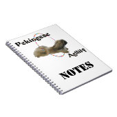 Pekingese Agility Notitieboek (Rechterzijde)