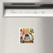 Pekingese Art Gifts Magneet (Insitu (Vaatwasser))