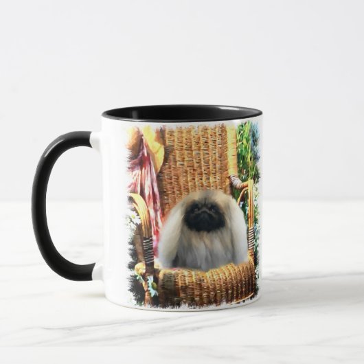 Pekingese Art Gifts Mok (Links)