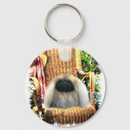 Pekingese Art Gifts Sleutelhanger