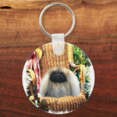 Pekingese Art Gifts Sleutelhanger (Voorkant)