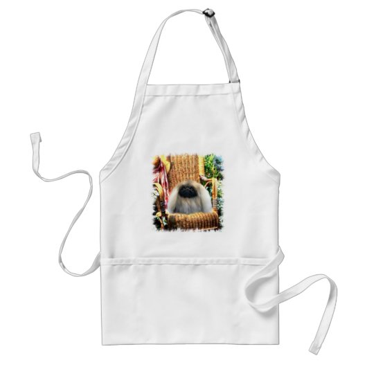 Pekingese Art Gifts Standaard Schort (Voorkant)