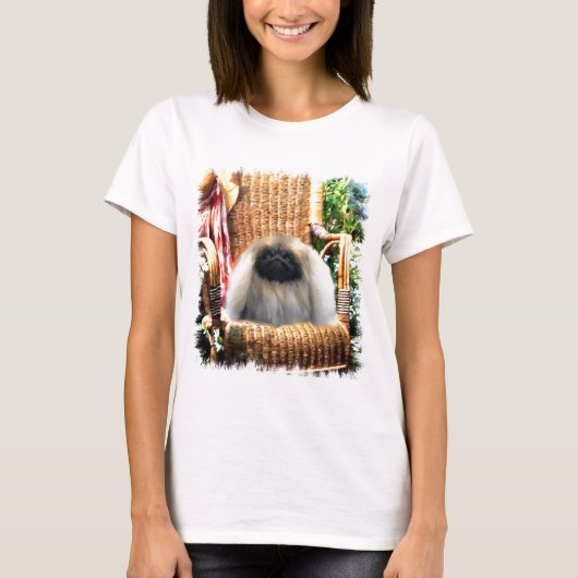 Pekingese Art Gifts T-shirt (Voorkant)