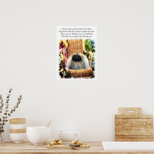 Pekingese Art Print (Keuken)