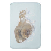 Pekingese Bath Time Badmat (Voorkant Verticaal)