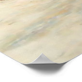 Pekingese bij de Seashore Poster (Hoek)