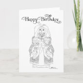Pekingese Birthday Kaart (Voorkant)