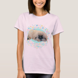 Pekingese Bubbel Geluk T-shirt