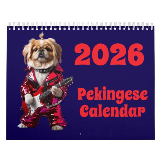 Pekingese Calendar Kalender (Hoes)