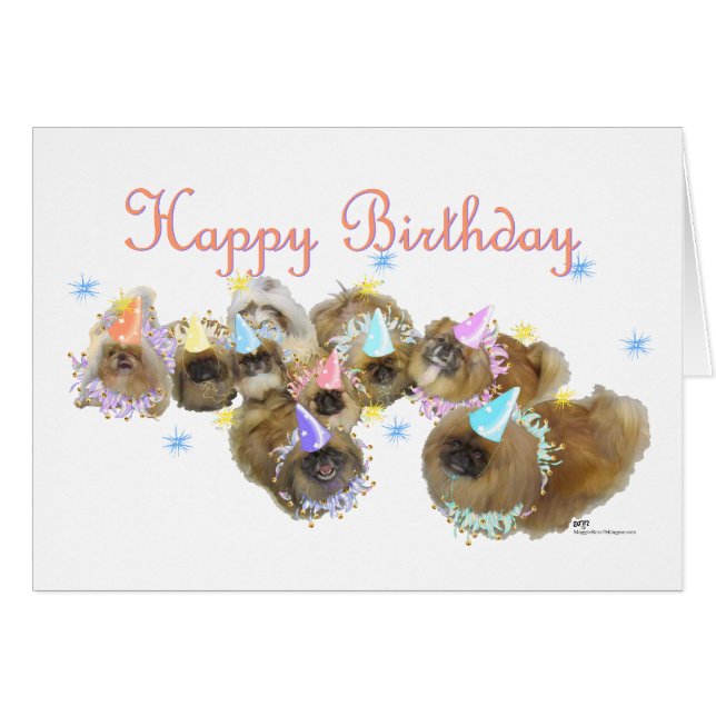 Pekingese Celebration Group (Voorkant Horizontaal)