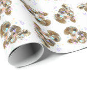 Pekingese Celebration Group Cadeaupapier (Rol Hoek)