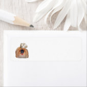 Pekingese Chef - Man Etiket (Insitu)