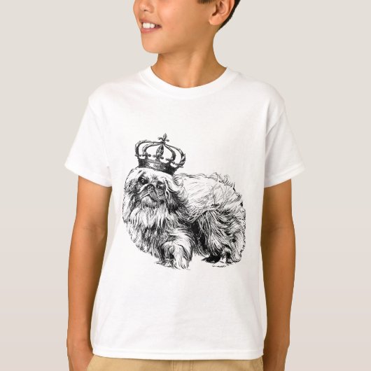 Pekingese Crown Dog Royal T-shirt (Voorkant)