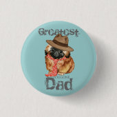 Pekingese Dad Button (Voorkant)