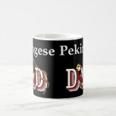Pekingese Dad Gifts Magische Mok (Center)