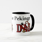 Pekingese Dad Gifts Mok (Voorkant rechts)