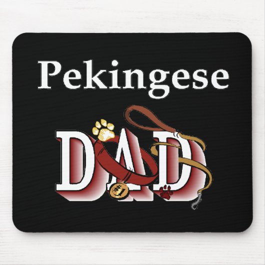Pekingese Dad Gifts Muismat (Voorkant)