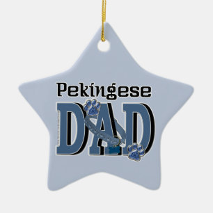 Pekingese DAD Keramisch Ornament