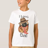 Pekingese Dad T-Shirt (Voorkant)