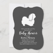 Pekingese Dog Baby shower Neutraal Kaart (Voorkant)