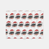 Pekingese Dog Breed Christmas Stars Fleece Deken (Voorkant (Horizontaal))