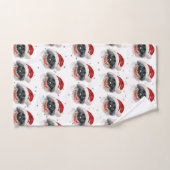 Pekingese Dog Breed Christmas Stars Handdoek (Handdoek)