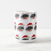 Pekingese Dog Breed Christmas Stars Koffiemok (Center)