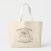 Pekingese Dog Grote Tote Bag (Voorkant)