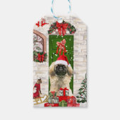 Pekingese Dog Kerstmis Cadeaulabel (Voorkant)