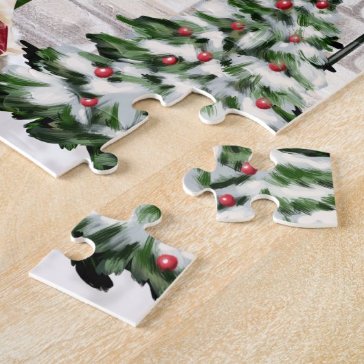 Pekingese Dog Kerstmis Legpuzzel (Zijkant)