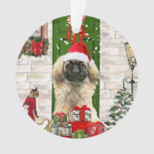 Pekingese Dog Kerstmis Ornament (voorkant)