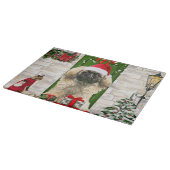 Pekingese Dog Kerstmis Snijplank (Hoek)