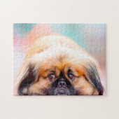 Pekingese Dog. Legpuzzel (Horizontaal)