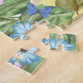 Pekingese Dog met Flowers Spring Legpuzzel (Zijkant)