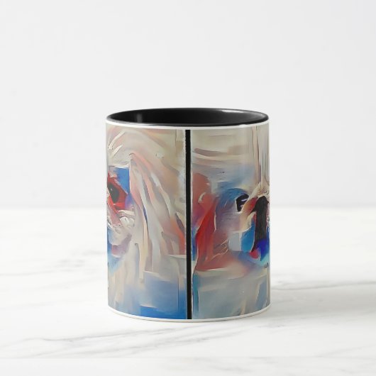 Pekingese Dog Mok (Midden)