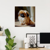 Pekingese Dog Poster (Thuiskantoor)
