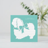 Pekingese Dog Puppy Bedankkaart (Staand voorkant)