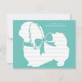 Pekingese Dog Puppy Bedankkaart (Voorkant)