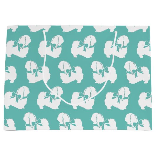 Pekingese Dog Puppy Groot Cadeauzakje (Voorkant)