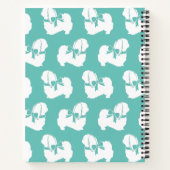 Pekingese Dog Puppy Notitieboek (Achterkant)