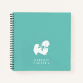 Pekingese Dog Puppy Notitieboek (Voorkant)