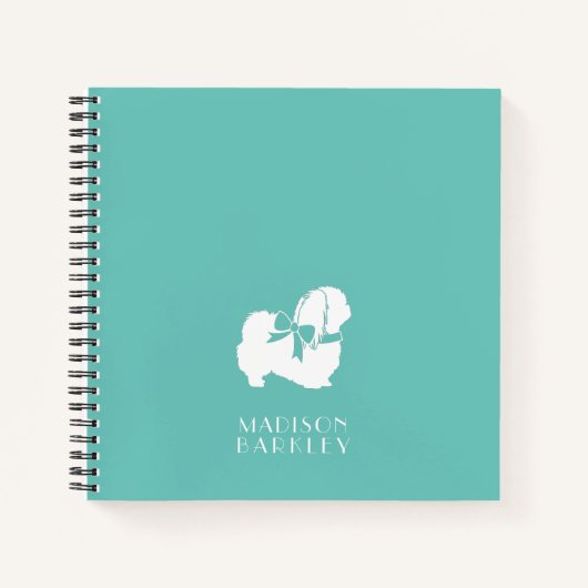 Pekingese Dog Puppy Notitieboek (Voorkant)