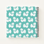 Pekingese Dog Puppy Notitieboek (Achterkant)