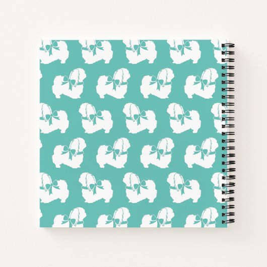 Pekingese Dog Puppy Notitieboek (Achterkant)