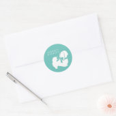 Pekingese Dog Puppy Ronde Sticker (Envelop)