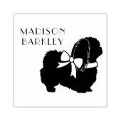 Pekingese Dog Puppy Rubberstempel (Afrduk)
