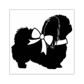 Pekingese Dog Puppy Rubberstempel (Afrduk)