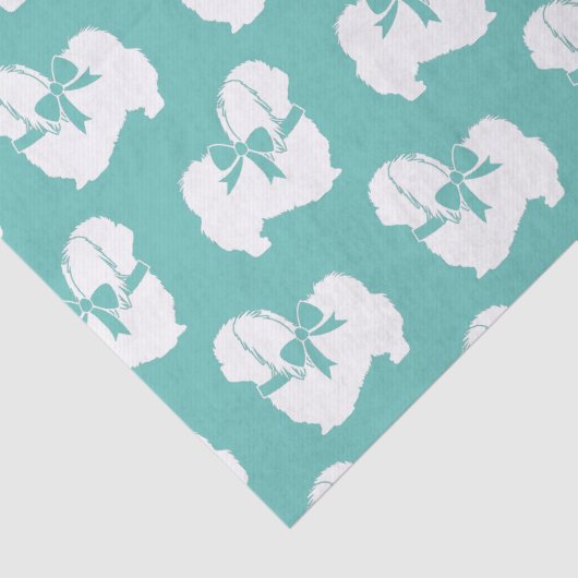 Pekingese Dog Puppy Tissuepapier (Detail)