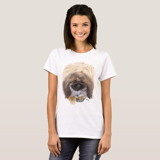 Pekingese Dog T-shirt (Voorkant volledig)